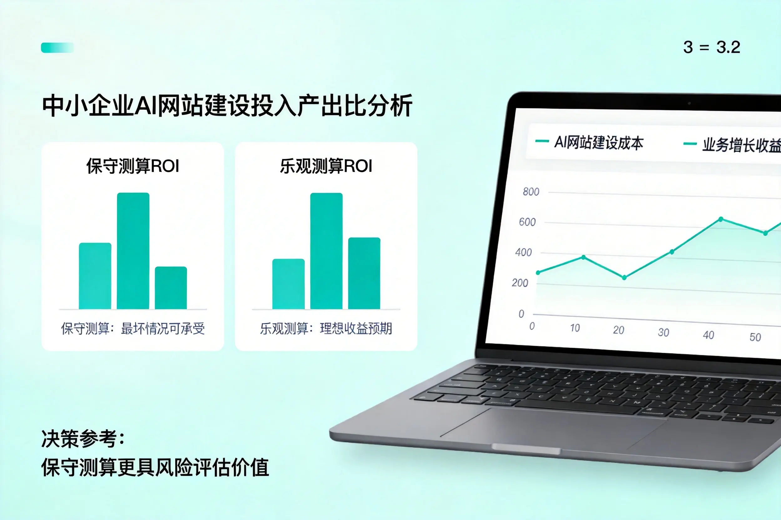 荆门中小企业AI网站建设投入产出比怎么算?先看这份分析