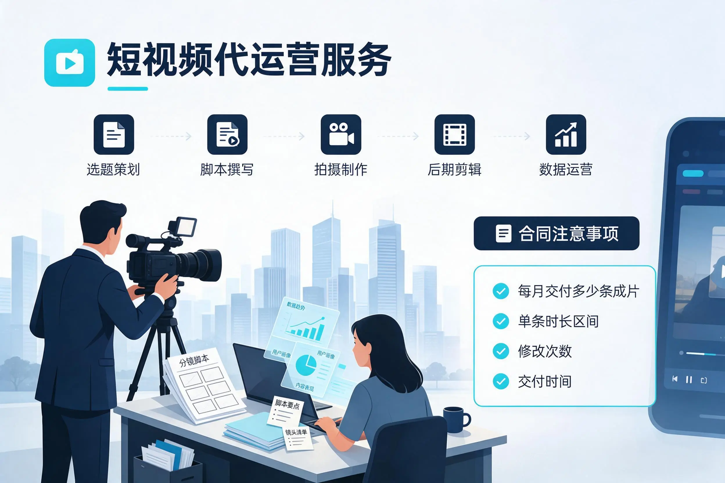 短视频代运营包含哪些服务？荆门企业常见问题科普