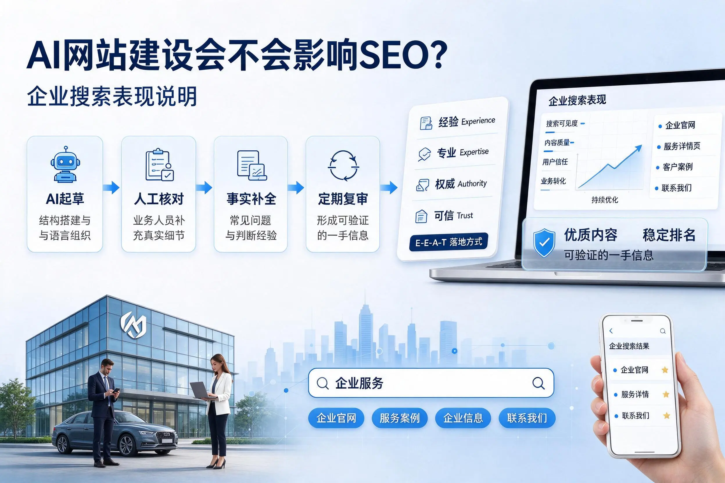 AI网站建设会不会影响SEO？荆门企业搜索表现说明