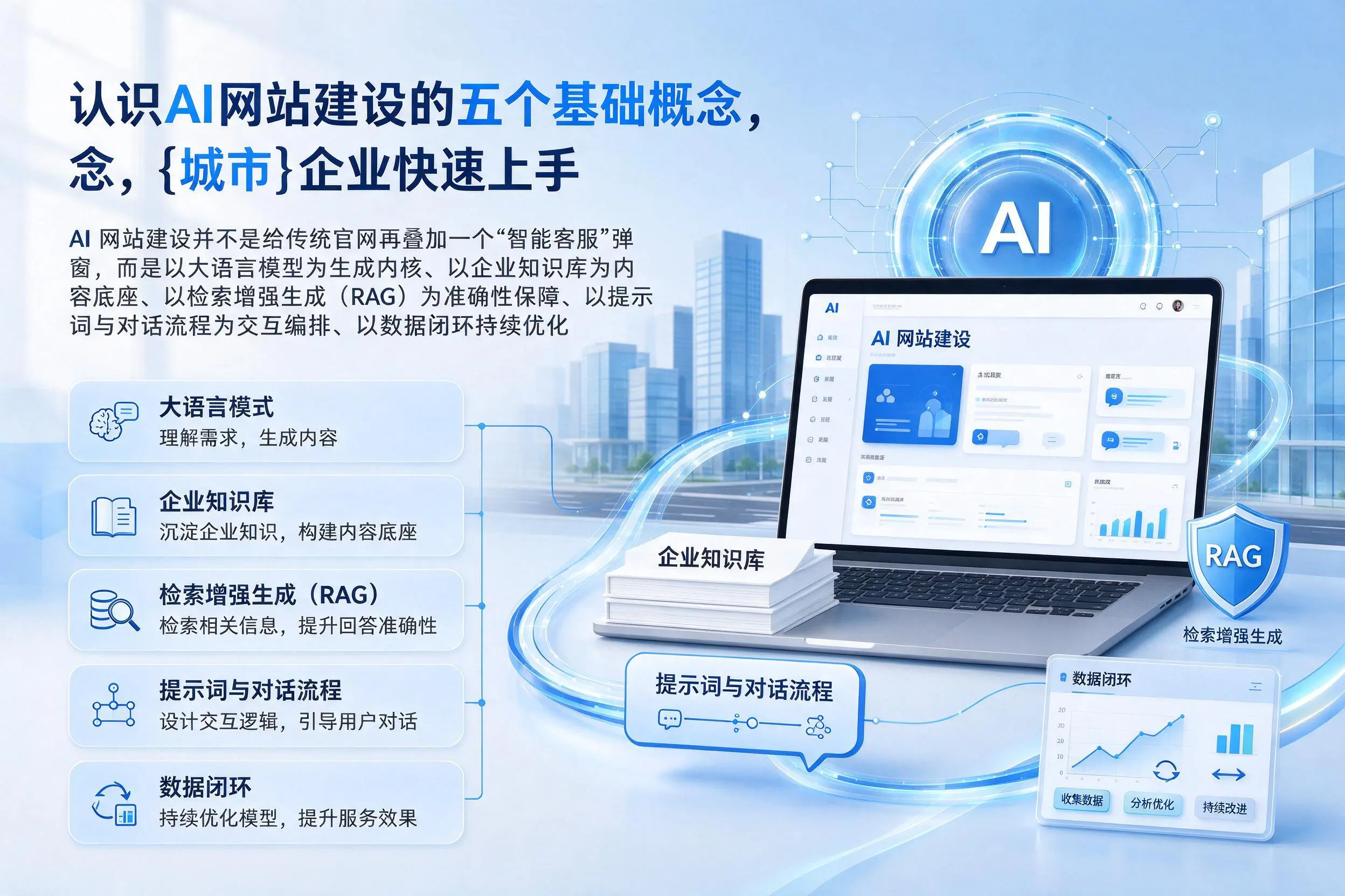 认识AI网站建设的五个基础概念，荆门企业快速上手